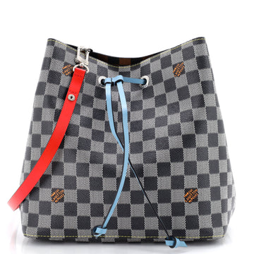 Louis Vuitton NeoNoe Handbag Limited Edition Colored Damier MM
