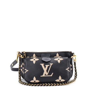 Louis Vuitton Multi Pochette Accessoires Bicolor Monogram Empreinte Giant