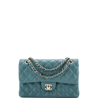 Chanel Classic Double Flap Bag Quilted Lambskin Small