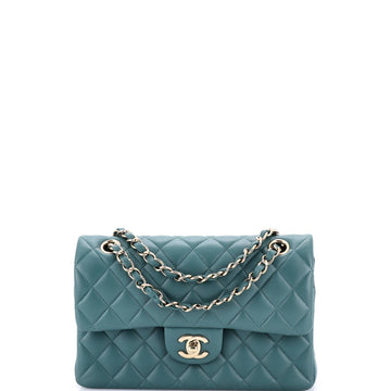 Chanel Classic Double Flap Bag Quilted Lambskin Small