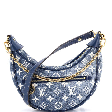 Louis Vuitton Loop Handbag Monogram Jacquard Denim