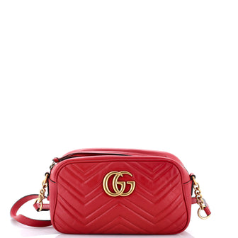 Gucci GG Marmont Shoulder Bag Matelasse Leather Small