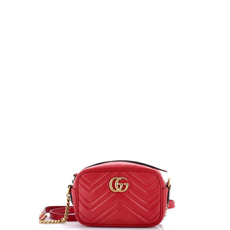 Gucci GG Marmont Shoulder Bag Matelasse Leather Mini