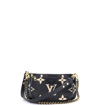 Louis Vuitton Multi Pochette Accessoires Bicolor Monogram Empreinte Giant