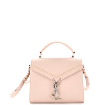 Saint Laurent Cassandra Top Handle Bag Leather Mini