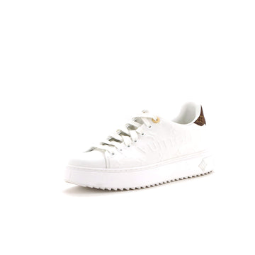 Louis Vuitton Women's Time Out Sneakers Monogram Embossed Leather