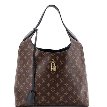Louis Vuitton Flower Hobo Monogram Canvas with Leather