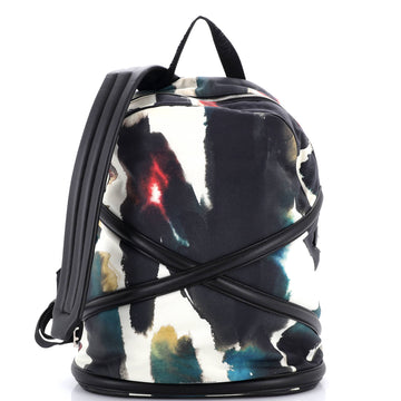 Alexander McQueen The Harness Backpack Printed Nylon