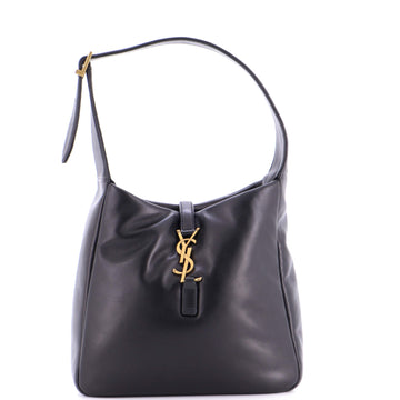 Saint Laurent Le 5 a 7 Supple Hobo Leather Small
