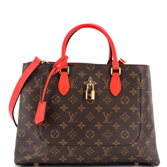 Louis Vuitton Flower Tote Monogram Canvas with Leather