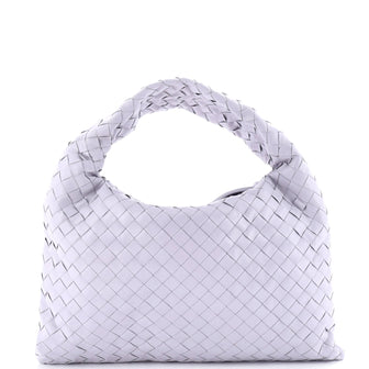 Bottega Veneta Hop Hobo Intrecciato Leather Small