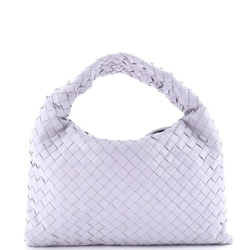 Bottega Veneta Hop Hobo Intrecciato Leather Small