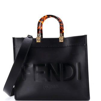 Fendi Sunshine Shopper Tote Leather Medium