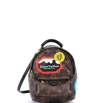 Louis Vuitton Palm Springs Backpack Limited Edition World Tour Monogram Canvas Mini