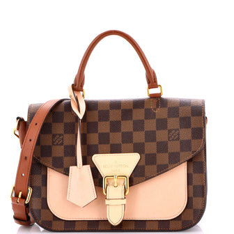Louis Vuitton Beaumarchais Handbag Damier with Leather