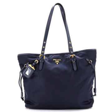 Prada Belted Tote Tessuto and Leather Medium