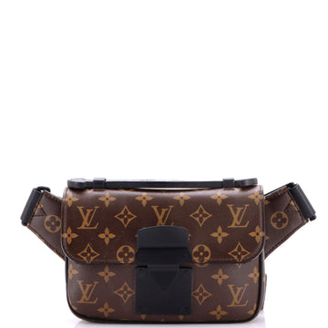 Louis Vuitton S Lock Sling Bag Macassar Monogram Canvas