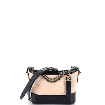 Chanel Gabrielle Hobo Quilted Aged Calfskin Small