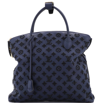 Louis Vuitton Lockit Handbag Limited Edition Monogram Addiction Rubber Vertical