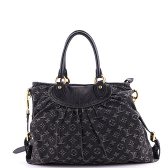 Louis Vuitton Neo Cabby Handbag Denim GM