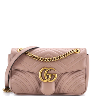Gucci GG Marmont Flap Bag Matelasse Leather Medium
