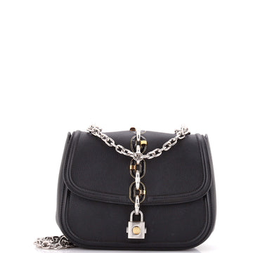 Louis Vuitton Chain It Flap Chain Handbag Leather PM