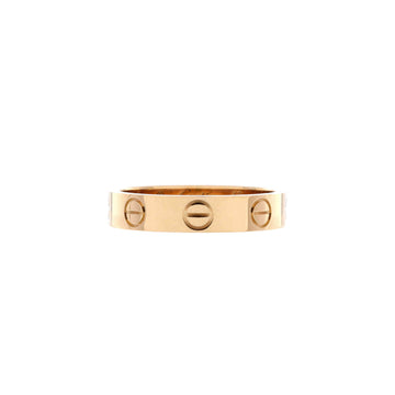 Cartier Love Wedding Band Ring 18K Yellow Gold