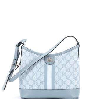 Gucci Ophidia Open Bucket Bag GG Coated Canvas with Leather Small