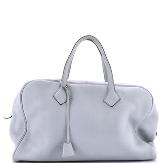 Hermes Victoria II Travel Handbag Clemence 43