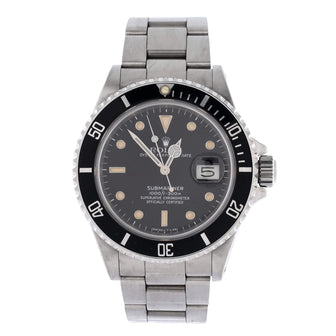 Rolex Oyster Perpetual Submariner Date Automatic Watch Stainless Steel 40