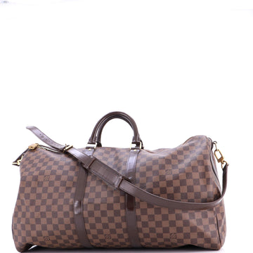 Louis Vuitton Keepall Bandouliere Bag Damier 55