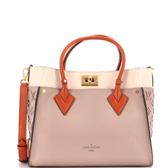 Louis Vuitton On My Side Tote Monogram Tuffetage Leather MM
