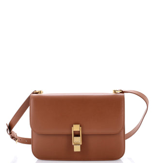 Saint Laurent Carre Satchel Leather Medium