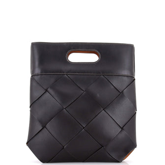 Bottega Veneta Slip Tote Maxi Intrecciato Leather Small
