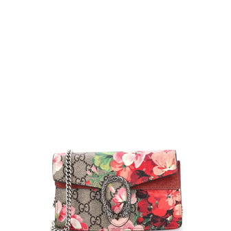 Gucci Dionysus Bag Blooms Print GG Coated Canvas Super Mini