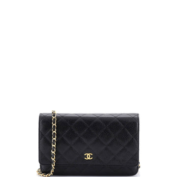 Chanel Wallet on Chain Quilted Caviar