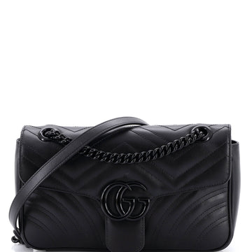Gucci GG Marmont Flap Bag Matelasse Leather Medium