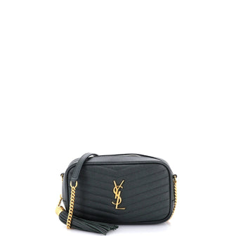 Saint Laurent LouLou Crossbody Bag Matelasse Chevron Leather Mini