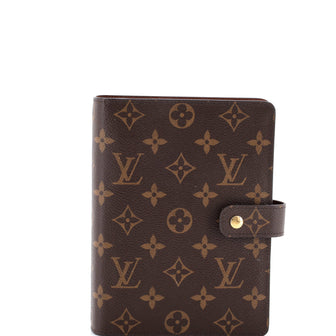 Louis Vuitton Ring Agenda Cover Monogram Canvas MM