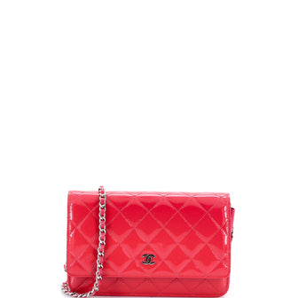 Chanel Wallet on Chain Quilted Patent