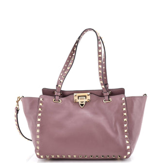 Valentino Garavani Rockstud Tote Soft Leather Small