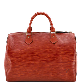 Louis Vuitton Speedy Handbag Epi Leather 30