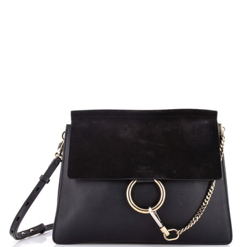 Chloe Faye Shoulder Bag Leather Medium
