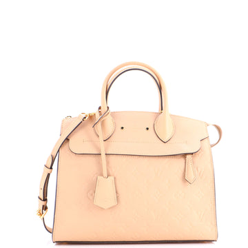 Louis Vuitton Pont Neuf Handbag Monogram Empreinte Leather MM