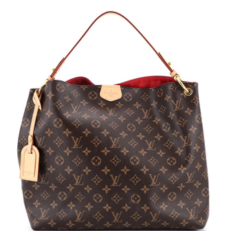 Louis Vuitton Graceful Handbag Monogram Canvas MM