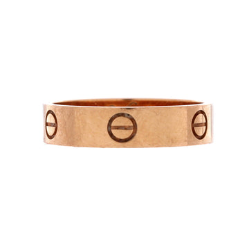 Cartier Love Band Ring 18K Rose Gold