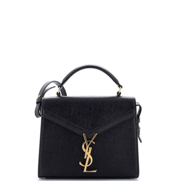 Saint Laurent Cassandra Top Handle Bag Leather Mini