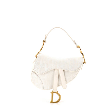 Christian Dior Saddle Handbag Oblique Canvas Mini
