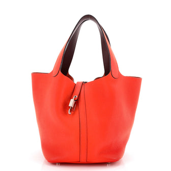 Hermes Eclat Picotin Lock Bag Clemence MM