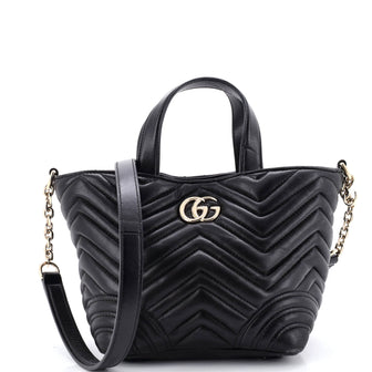 Gucci Betty Convertible Tote Matelasse Leather Small
